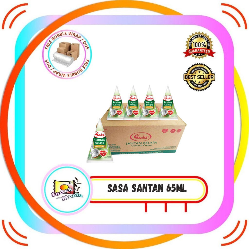 

Sasa Santan Cair Instan Siap Pakai 65 ml x 32 pcs DUS