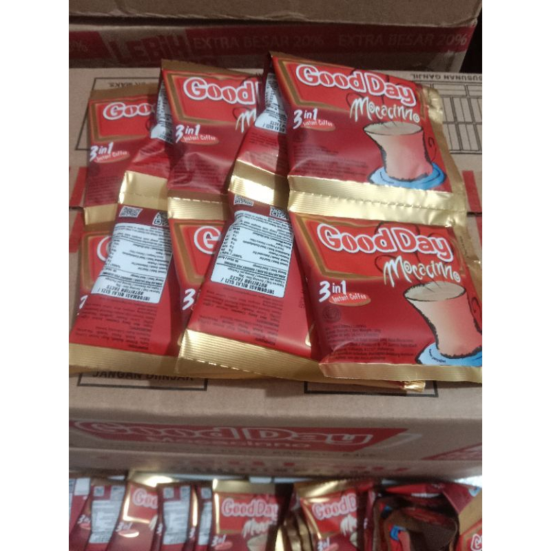 

KOPI GOOD DAY MOCACINNO 1 RENCENG ISI 12SACHET