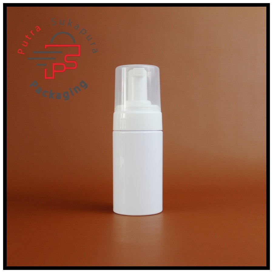 Botol Pump Foam 100ml / Botol Sabun Pump Foam 100ml / Botol Sabun 100ml - Warna Putih