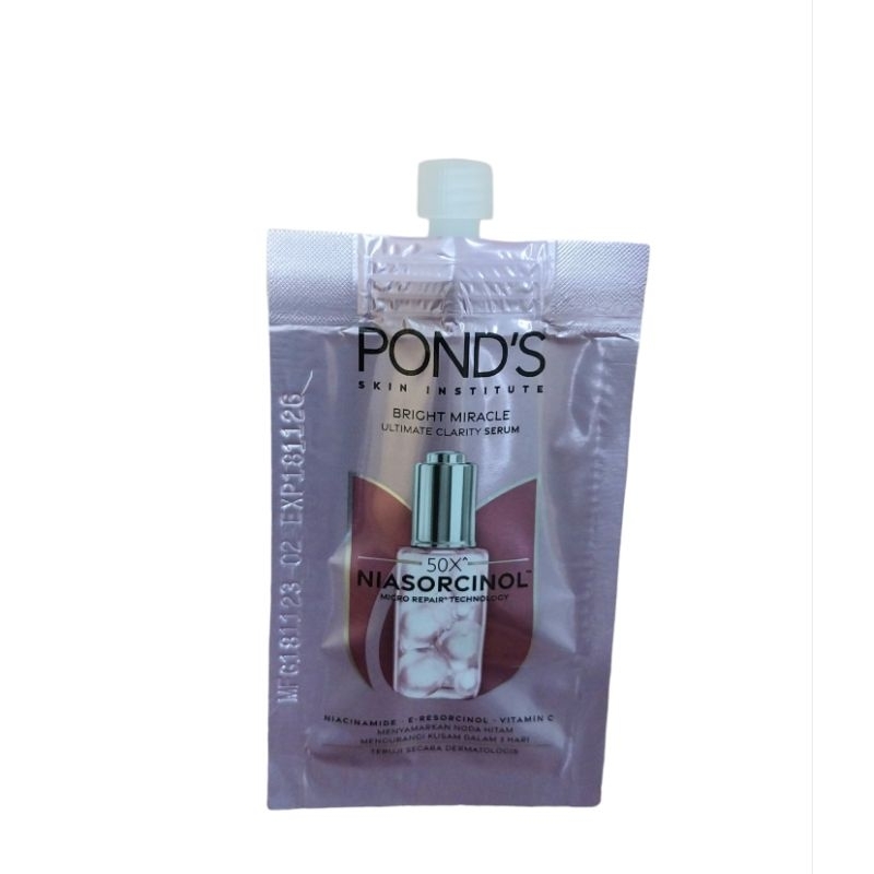 Pond's Triple Glow Serum Sachet 7gr Kemasan baru