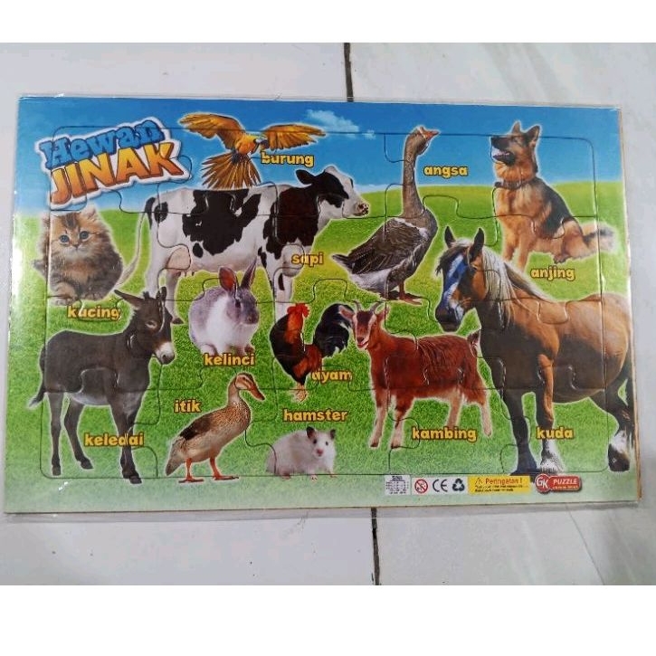 PUZZLE HEWAN JINAK