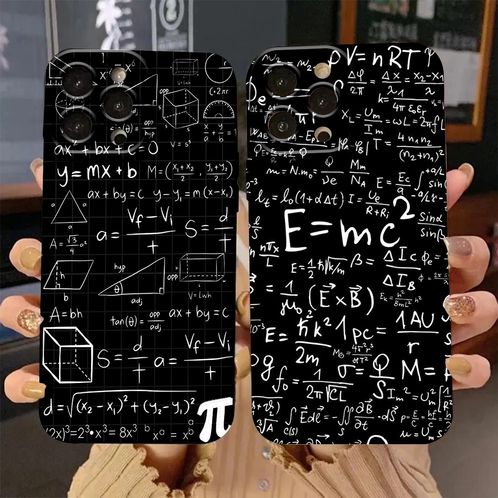 Cladira [MATEMATIKA-YT02] HardCase IPhone Untuk IPhone 11 IPhone 13pro Case Hard Case IPhone 6 7 8 P