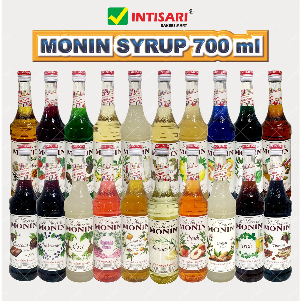 

MONIN SIRUP 700 ML ALL VARIAN