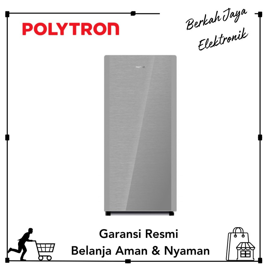 Kulkas Polytron 1Pintu PRA18CMS / Polytron Belleza PRA 18CMS