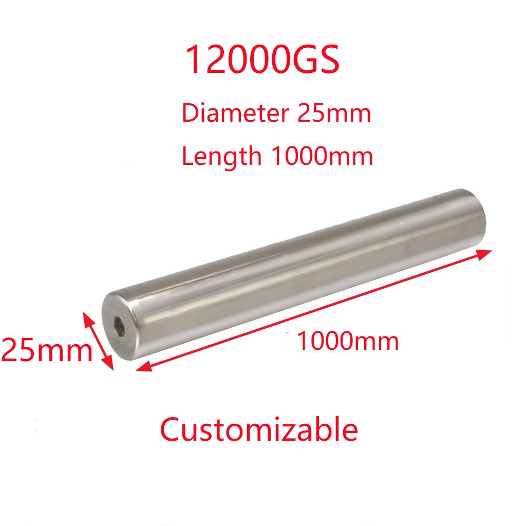 12000GS 25mm x1000mm Magnet Separator Neodymium Magnetic Rod Magnet Bar