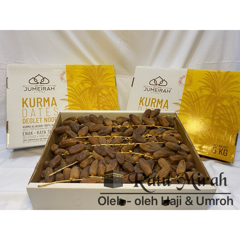 

Kurma Tunisia Tangkai Kemasan 5Kg Fresh Deglet Noor