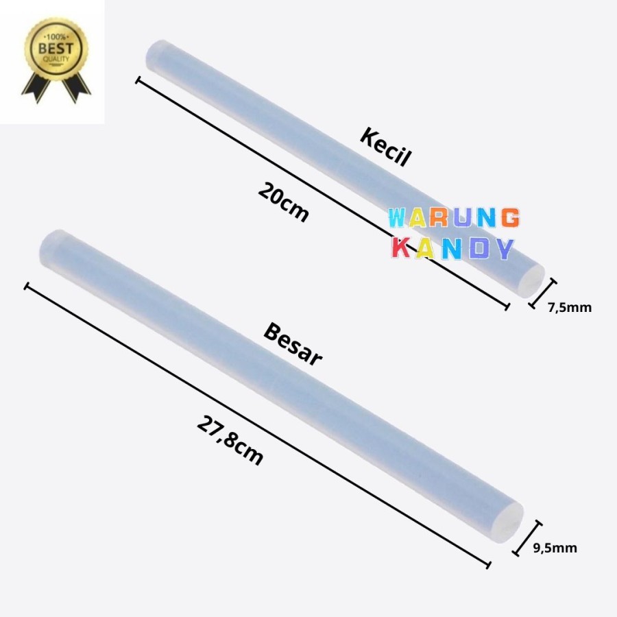 

H7Y Lem Taiwan 1Kg Besar Kecil EAGLE KBRAND ~ Tembak Lilin / Glue Stick