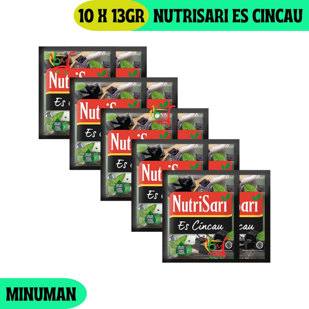 

NutriSari Es Cincau Minuman Serbuk Rasa Cincau Segar Nikmat