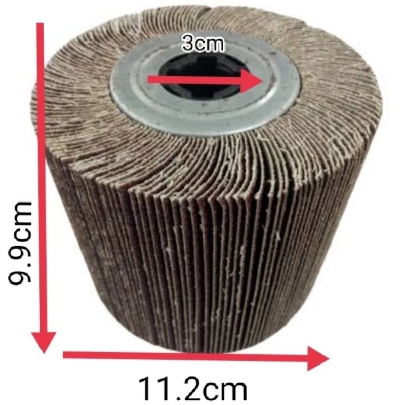 amplas susun abrasive poles grit 60 dan 320