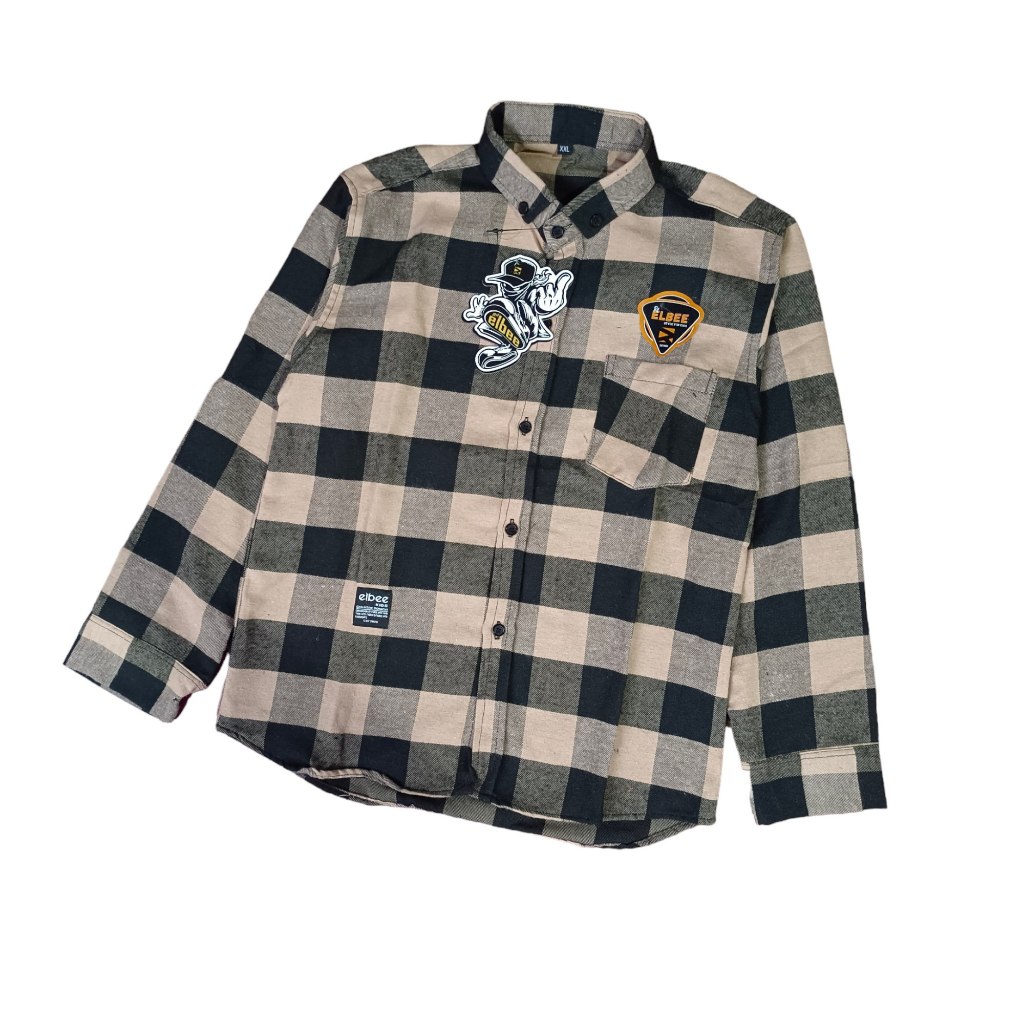 Kemeja Flanel Anak Laki Laki Usia 4-9 Tahun Ori Lengan Panjang Kotak Kotak Flanel Original Distro