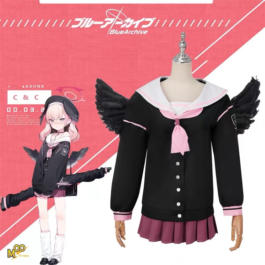 Blue Archive cosplay costume Shimoe Koharu cosplay costume and wig Game anime party costumes