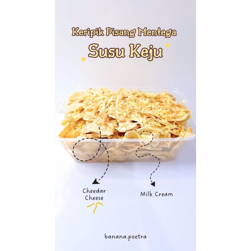 

Snack Keripik Pisang Rasa Susu Keju