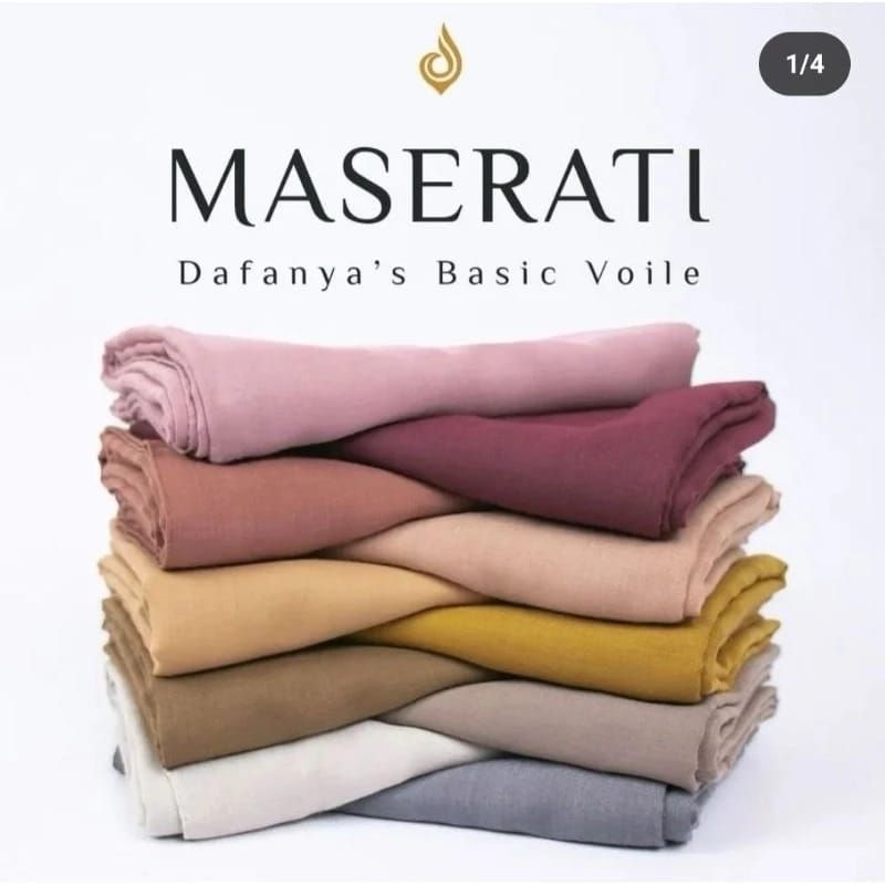 New Dafanya Polos Maserati finishing jahit tepi