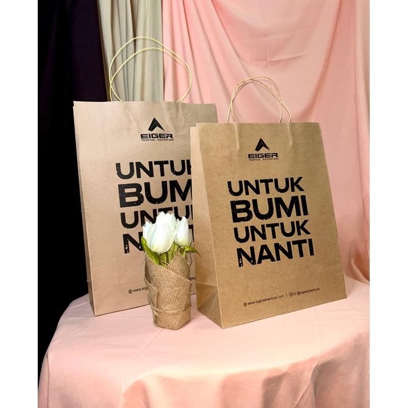 

Paperbag Eiger Original Shopping Paper Bag Kado Hadiah Outdoor