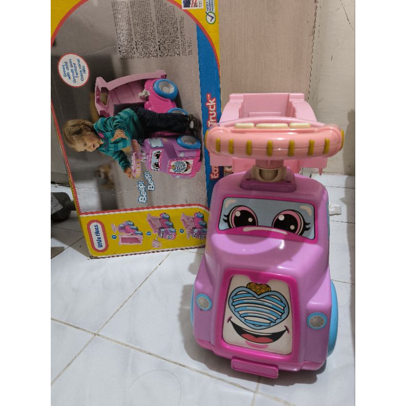 little tikes 3 in 1 rider dump truck ride on mainan mobil mobilan truk anak preloved