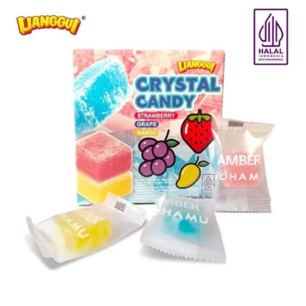 

Lianggui Crystal Candy 96gr / Permen Buah / Jelly / Wax Candy / Permen Lilin / Permen Lunak Buah Halal