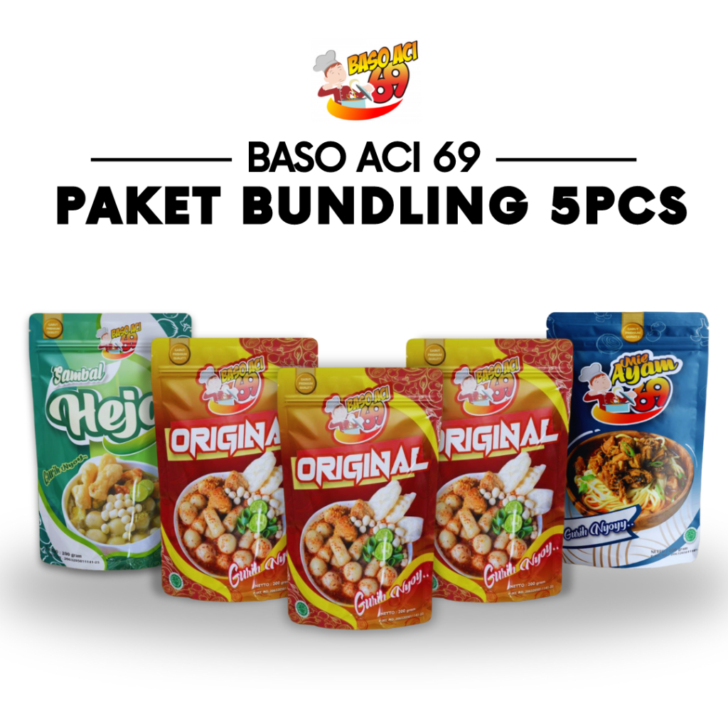 

Baso Aci 69 - Paket Bundling Ori Gurih isi 5pcs