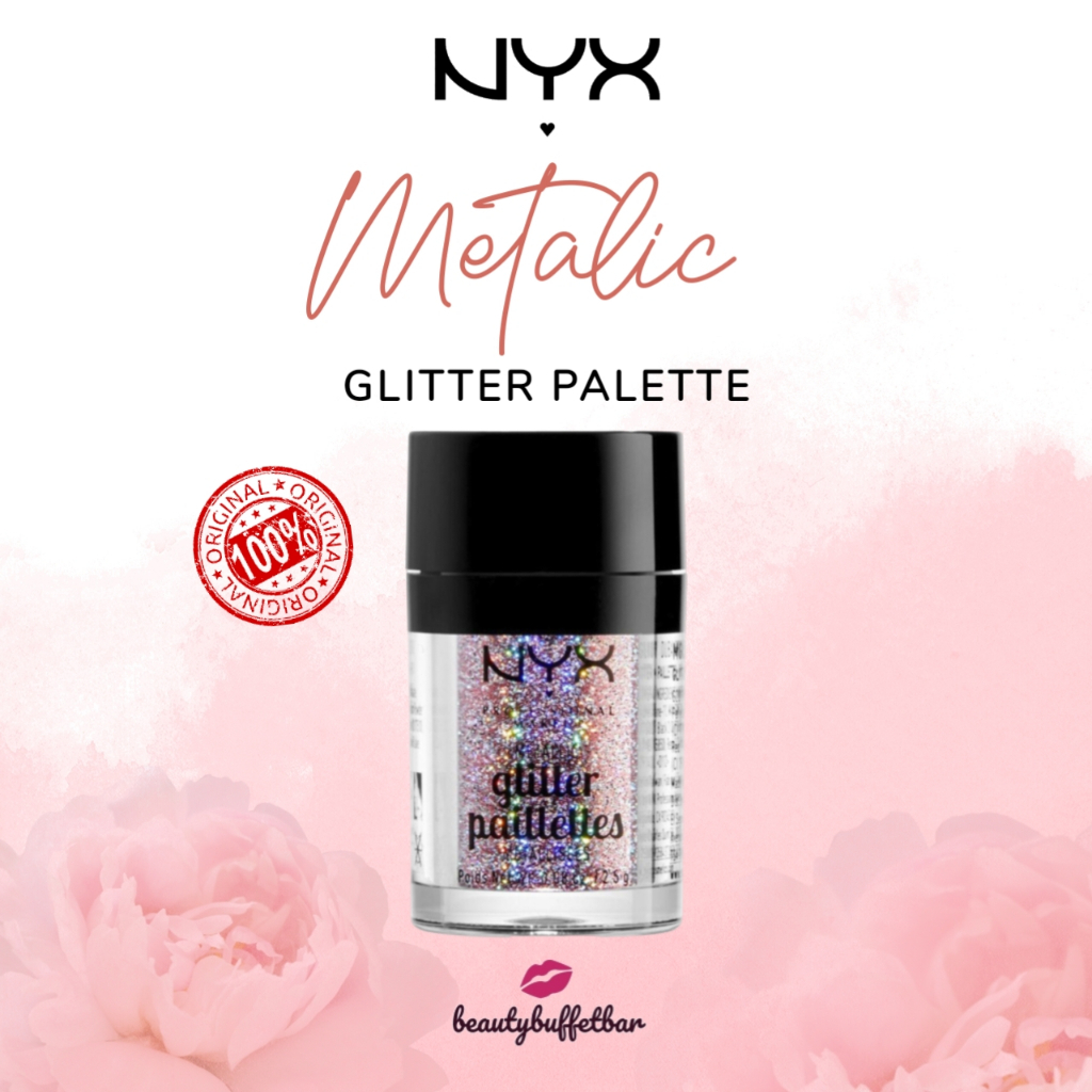 NYX Metalic Glitter Dubai Bronze