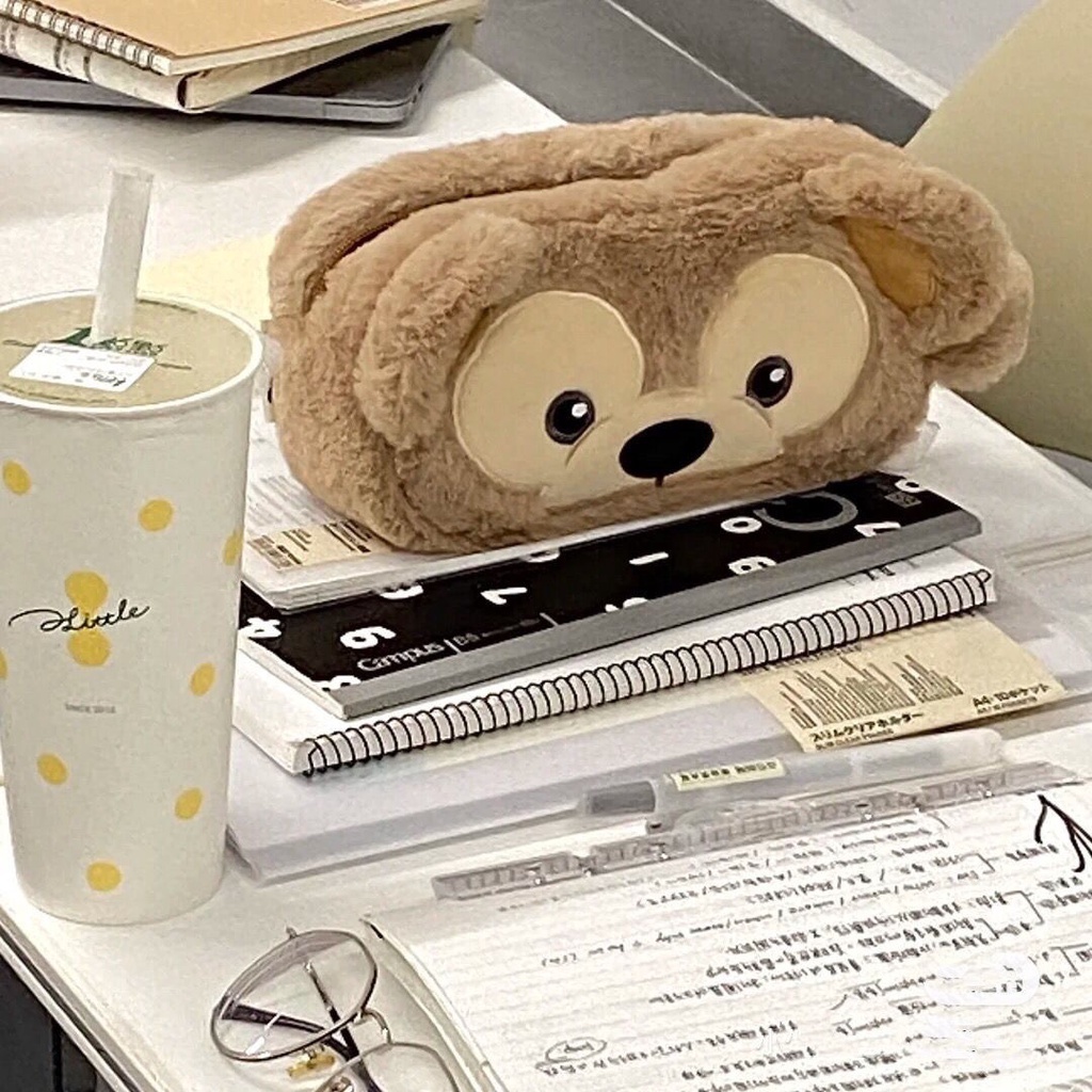 

Cute Plush Large Capacity Pencil Case Multifunctional Storage Bag Cosmetic Bag