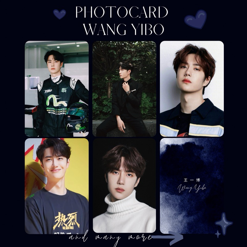 [UNOFFICIAL] PHOTOCARD WANG YIBO CHINESE ACTOR MERCH