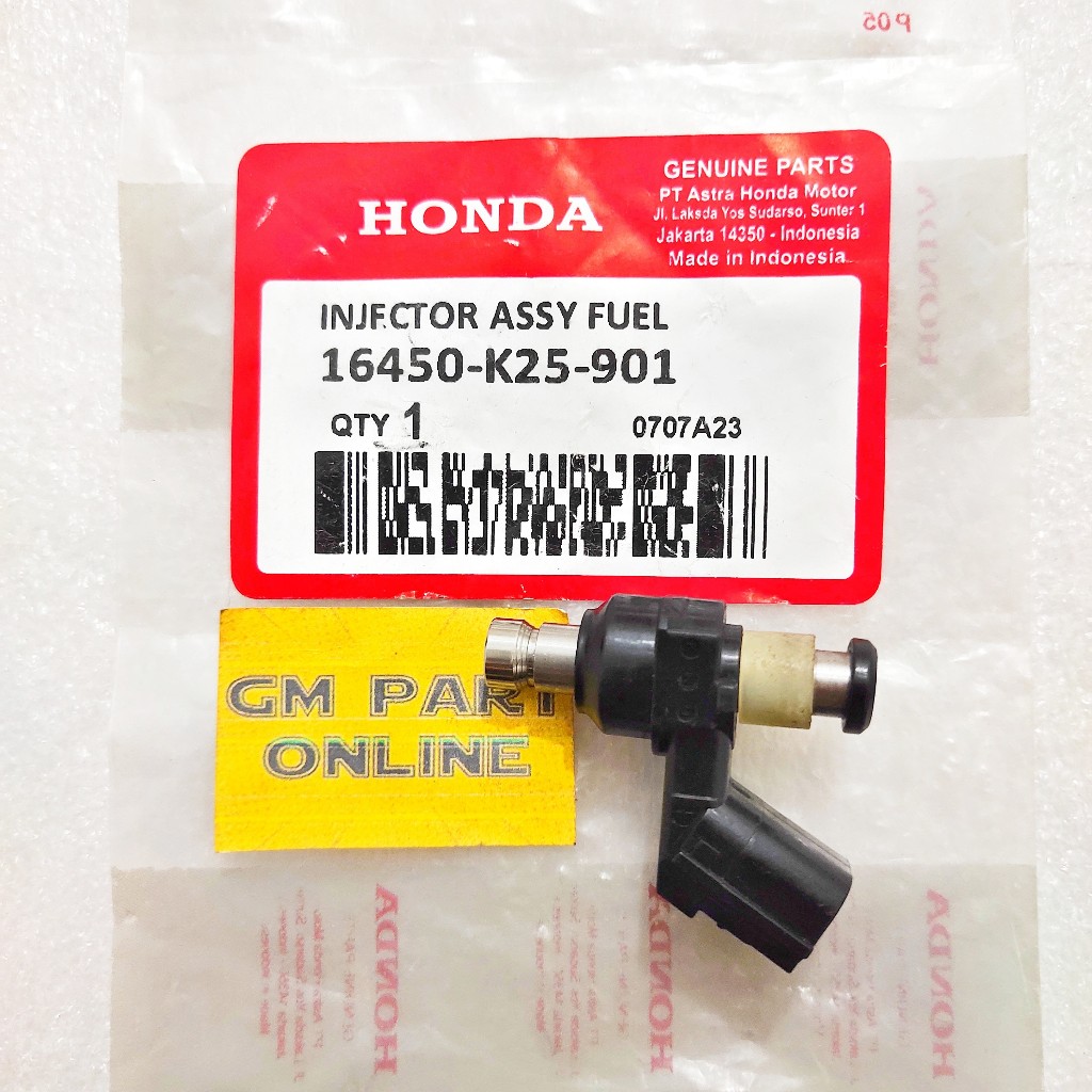 INJECTOR INJEKTOR ASSY HOLE 6 BEAT FI POP STREET ESP VARIO 110 LED SCOOPY FI 16450-K25-901