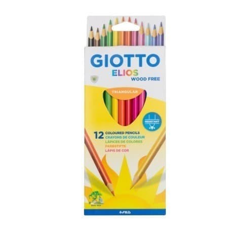 

Giotto Elios Tri Cardboard 12 Colors