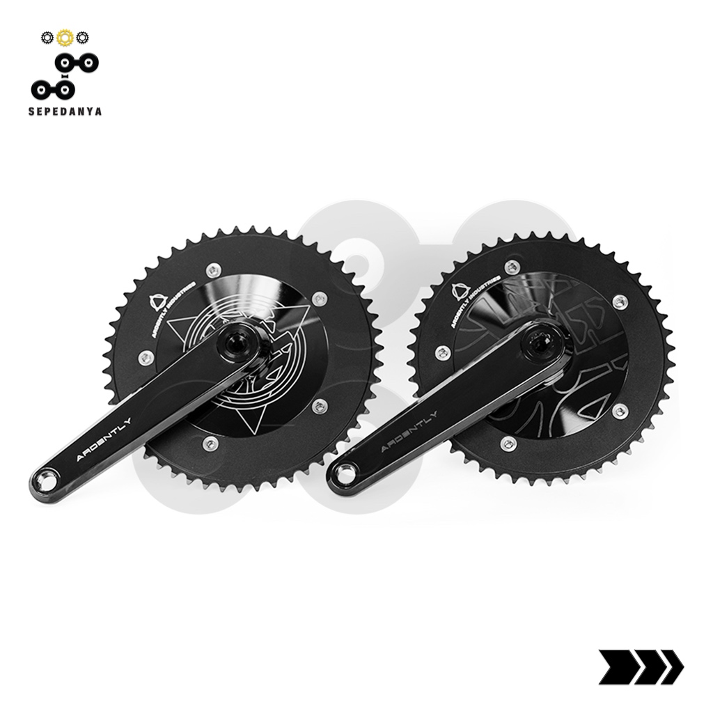 Ardently OC Outboard Aero 3 Piece Crankset Crank Set 48t 51t 48 51 t Ceramic Hollow Tech 2 HT2 Seped