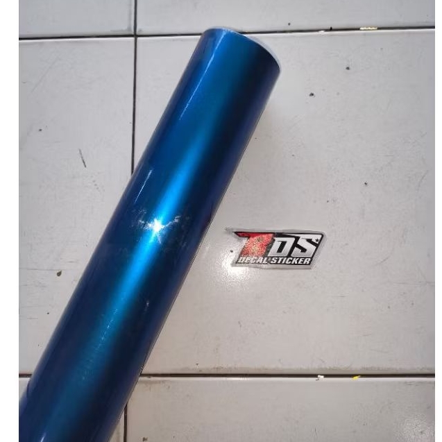 Sticker biru tua megic candy / lembayung silver