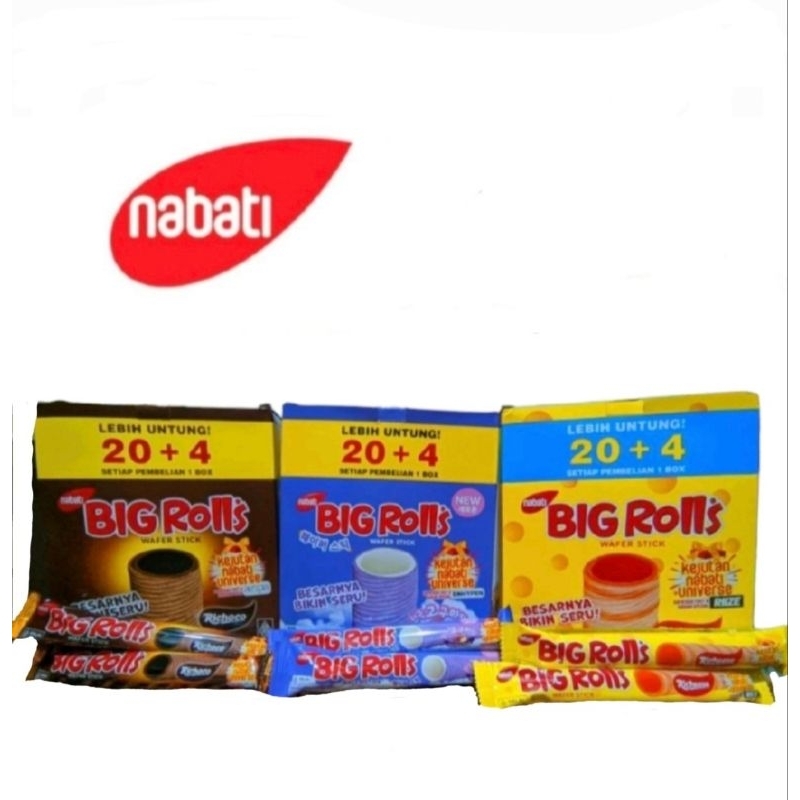 

Nabati Big Rolls / BIGROLLS (Box) / Big Roll / Keju Coklat Korean Goguma Ubi Ungu Ala Korea