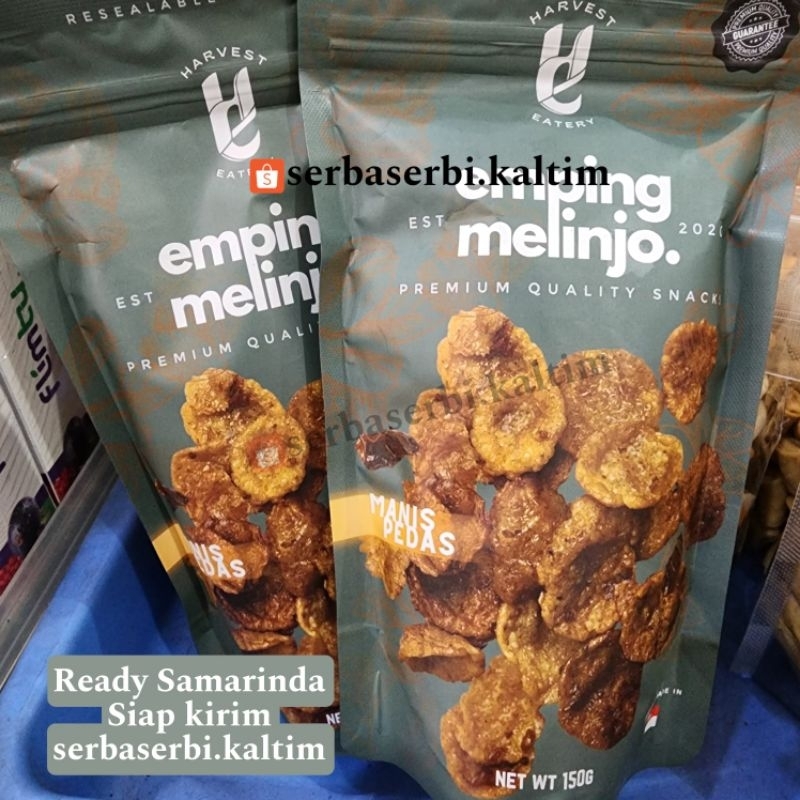 

Emping Melinjo Harvest Eatery Snack Pedas Manis Ready Samarinda