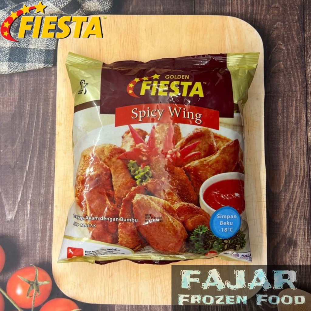 

FIESTA GOLDEN SPICY WING 500GR | FIESTA GOLDEN SAYAP AYAM DENGAN BUMBU 500GR