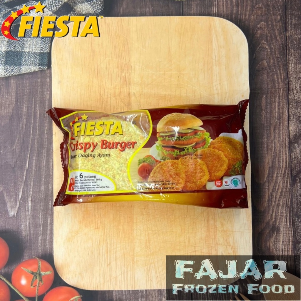 

FIESTA CRISPY BURGER 6 POTONG 360GR