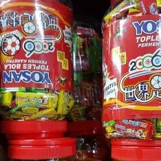 

PERMEN TOPLES KARET YOSAN MERAH ISI TERBAIK 200 PICIS