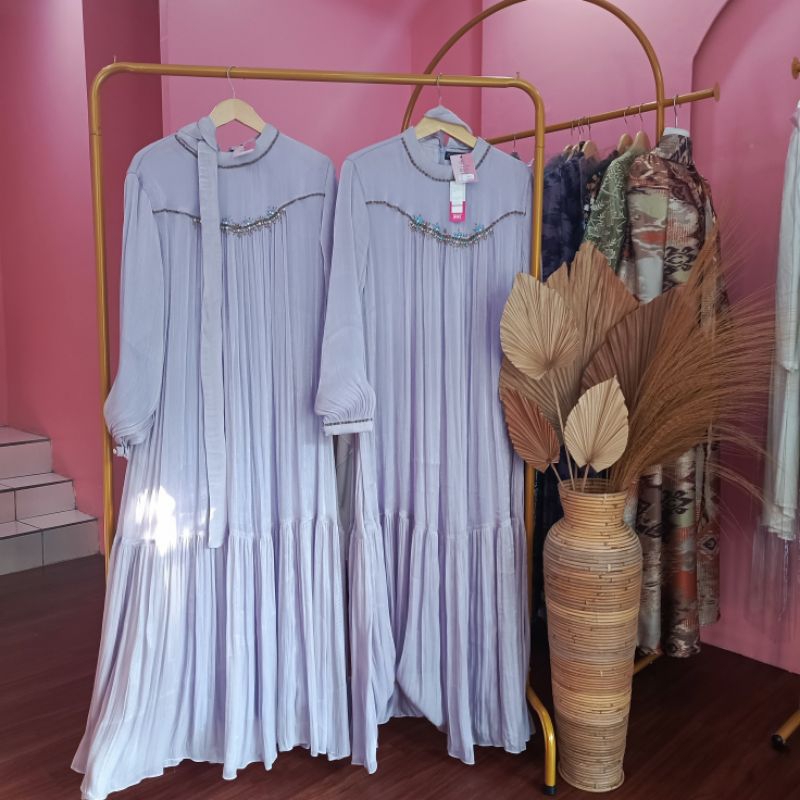 ZEPARA Dress Wanita Muslim Shimmer