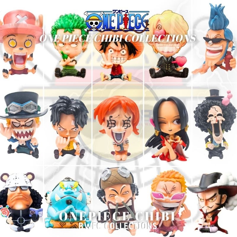 Action Figure Luffy Zoro Sanji Nami Robin Usop Mihawk Ace Sabo Boa Hancock Kurohige Doflamingo Statu