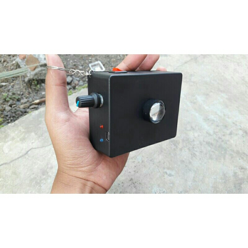 LED HPL 3W Putih + Lensa Convex 60° Pakai Dimmer Isi 3 Baterai BOX X3 | BACA DESKRIPSI | Etalase 16