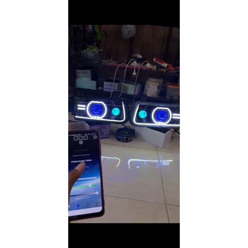 Headlamp Custom Panther kapsul fullset PNP Biled 3inch