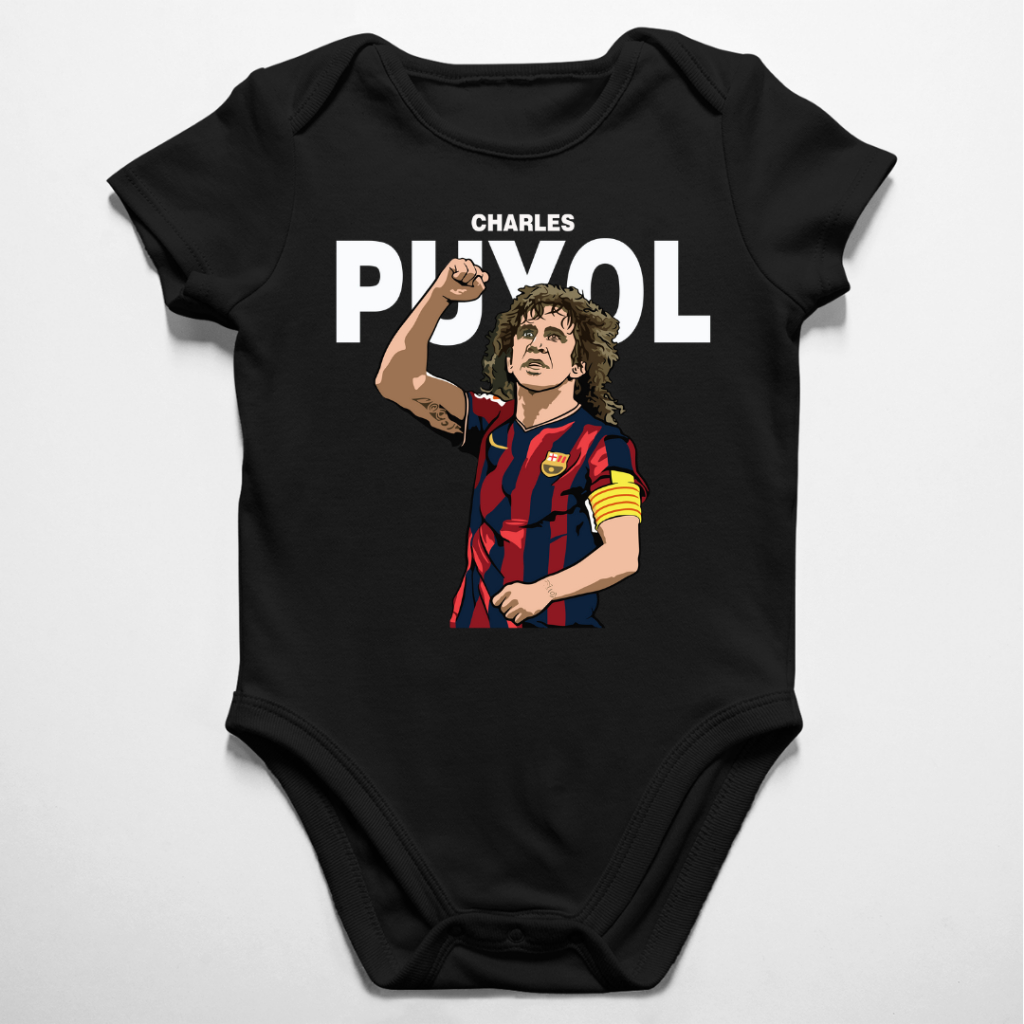JUMPER BAYI BOLA BARCA LEGEND PUYOL JUMPER LUCU BAJU BAYI PAKAIAN BAYI