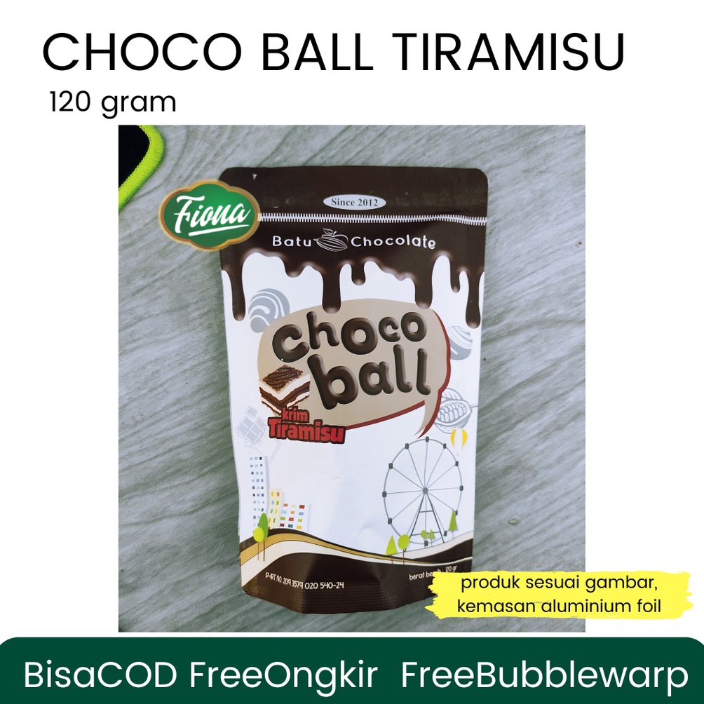 

CUCI GUDANG Choco Ball Tiramisu Cokelat Coklat Manis Oleh2 Khas Malang