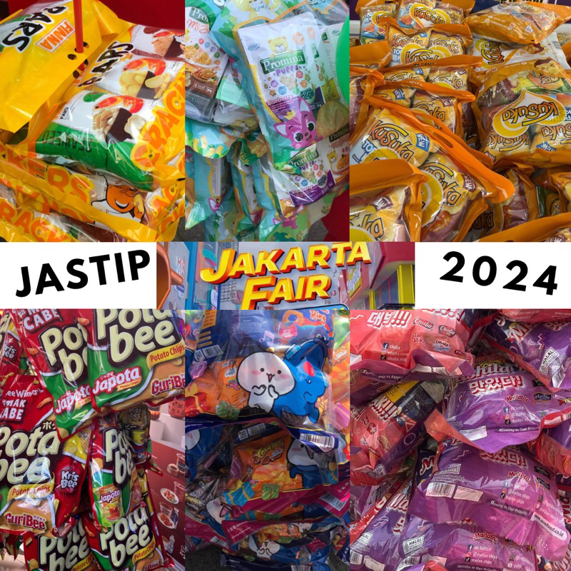 Jastip Jakarta Fair PRJ Kemayoran Jajanan Snack Gaga Kapal Api Porto Indomilk Milklife Japota Chiki 