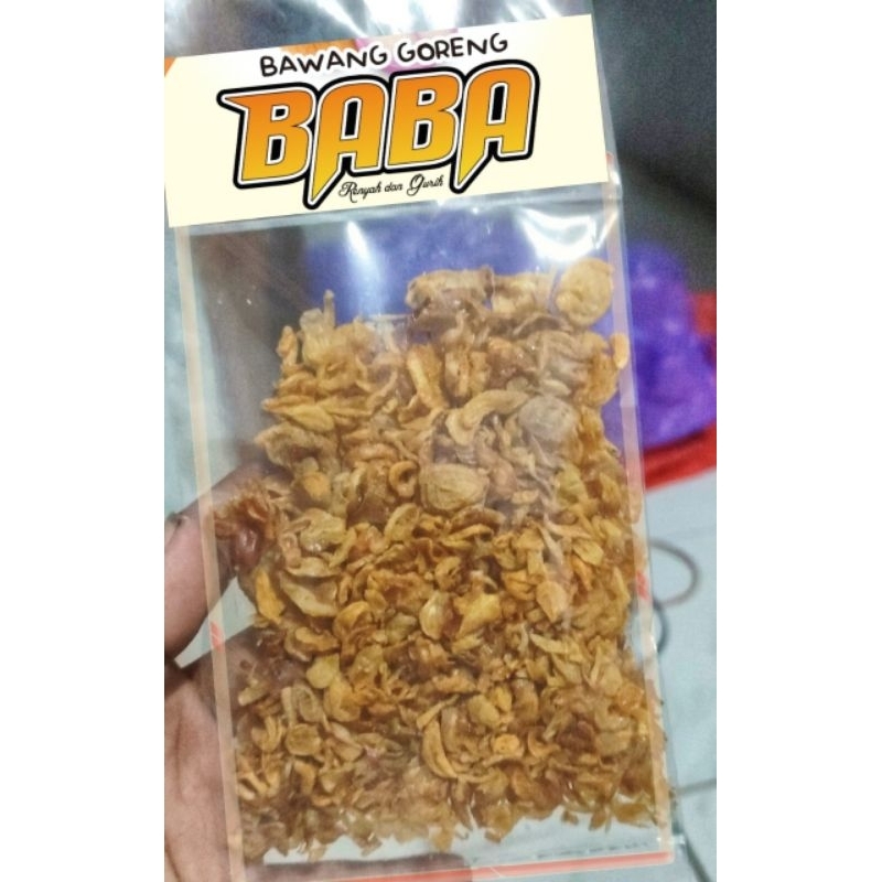 

bawang goreng kemasan tester