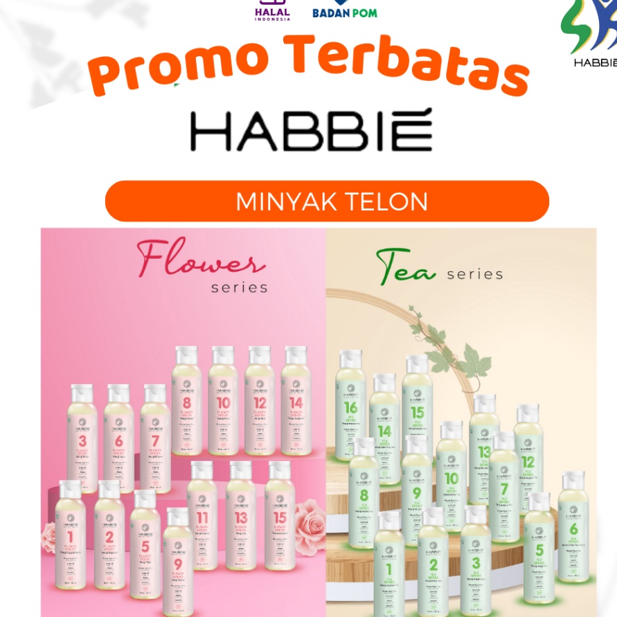 

FG2 All Varian Habbie Aromatic Telon Oil Plus Tea Series dan Flower Series 1ml Aroma Bayi Kulit Si Kecil Habbie