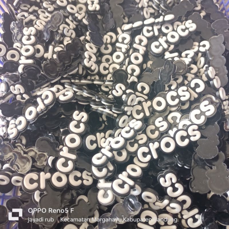 

100pcs stiker karet Crocs