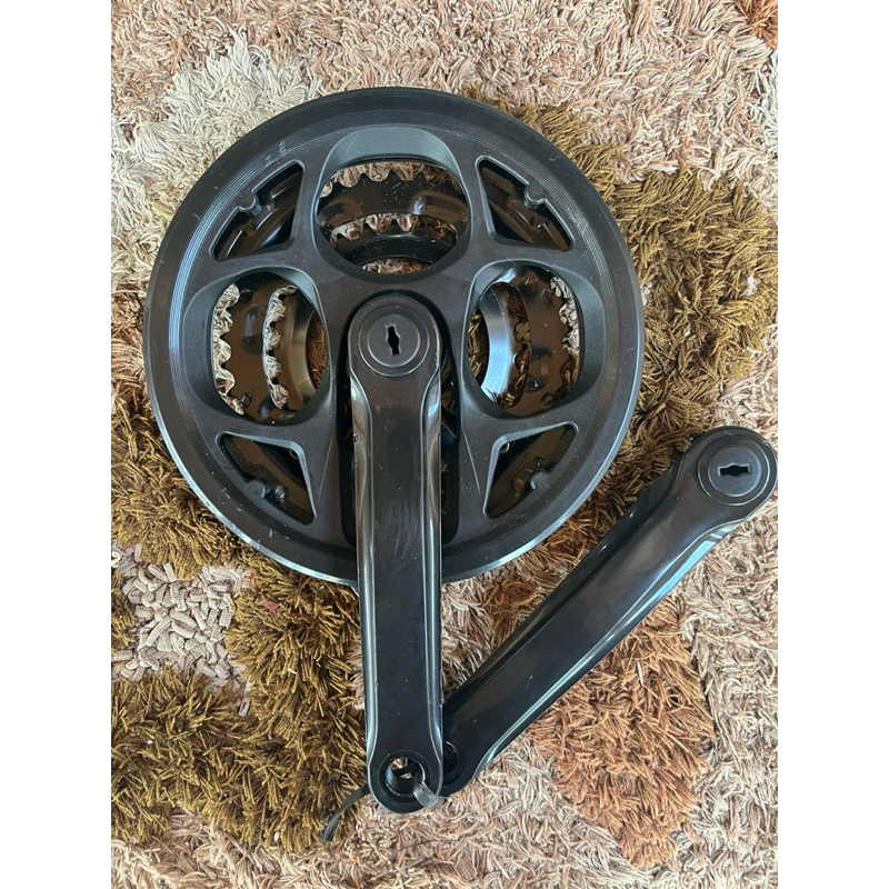 Pirangan crank set rangkap 3 sepeda mtb gunung