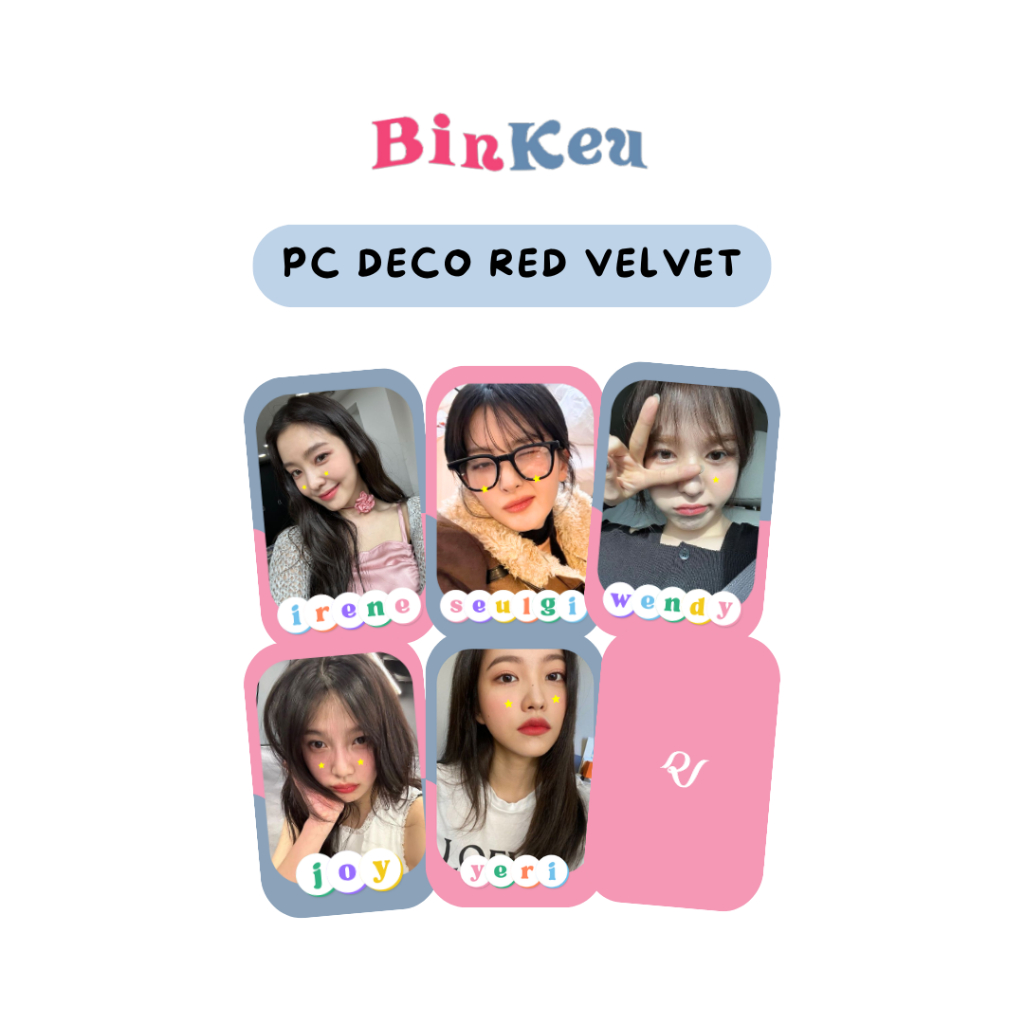 PC Deco Red Velvet / Photocard Deco Red Velvet