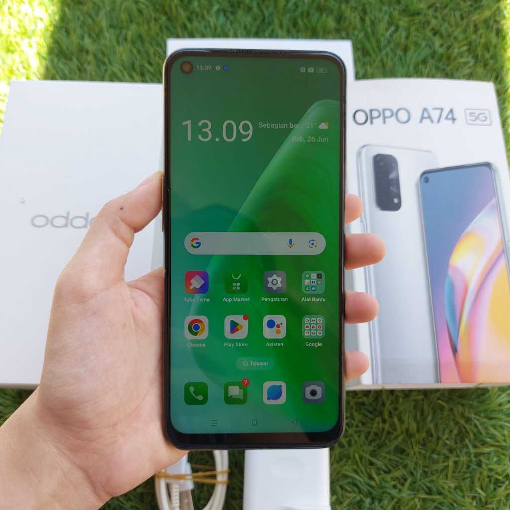 OPPO A74 5G SECOND 6/128GB HP SECOND HP SEKEN HP BEKAS HP MURAH