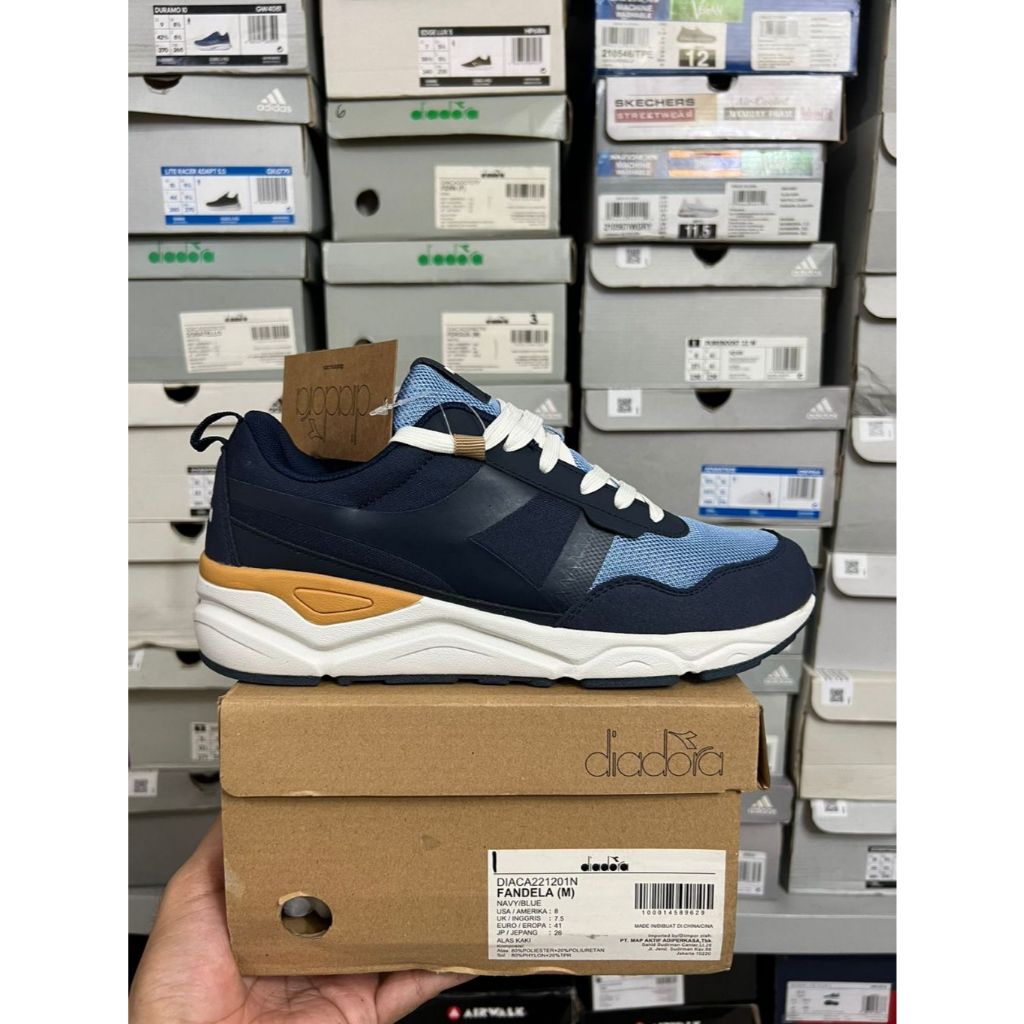 Diadora Fandela Navy/Blue Men Shoes Original