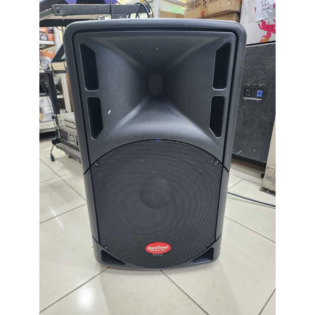 Speaker AKTIF 15 INCH BARETONE MAX 15 RAE /MAX 15RAE / MAX15RAE - FREE Stand speaker dan kabel XLR