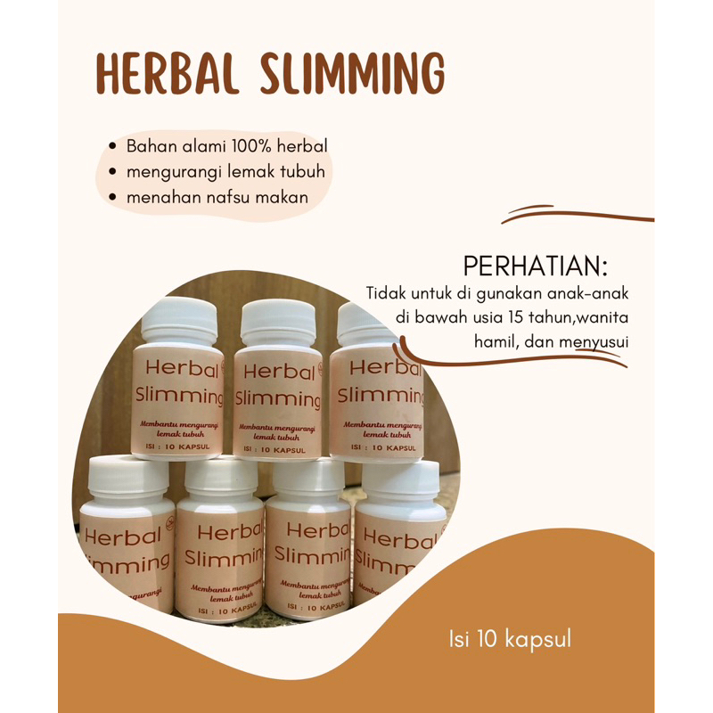 HERBAL SLIMMING CAPSUL (isi 10) SUPER