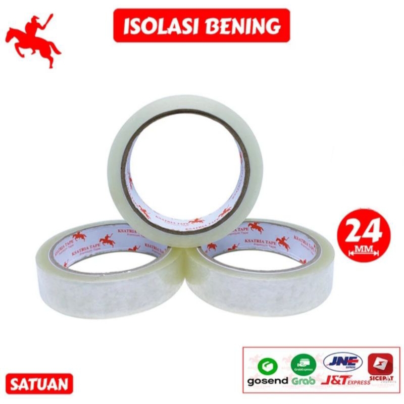 

lakban bening isolasi 24 mm